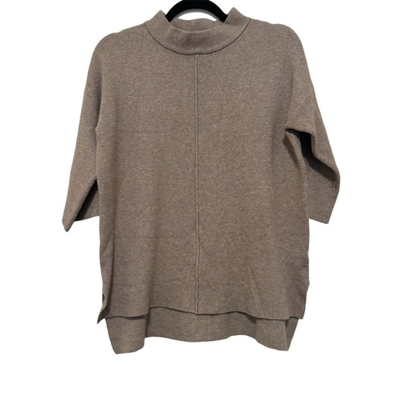 Rachel Zoe Tan Mock Neck Sweater - Picture 1 of 5